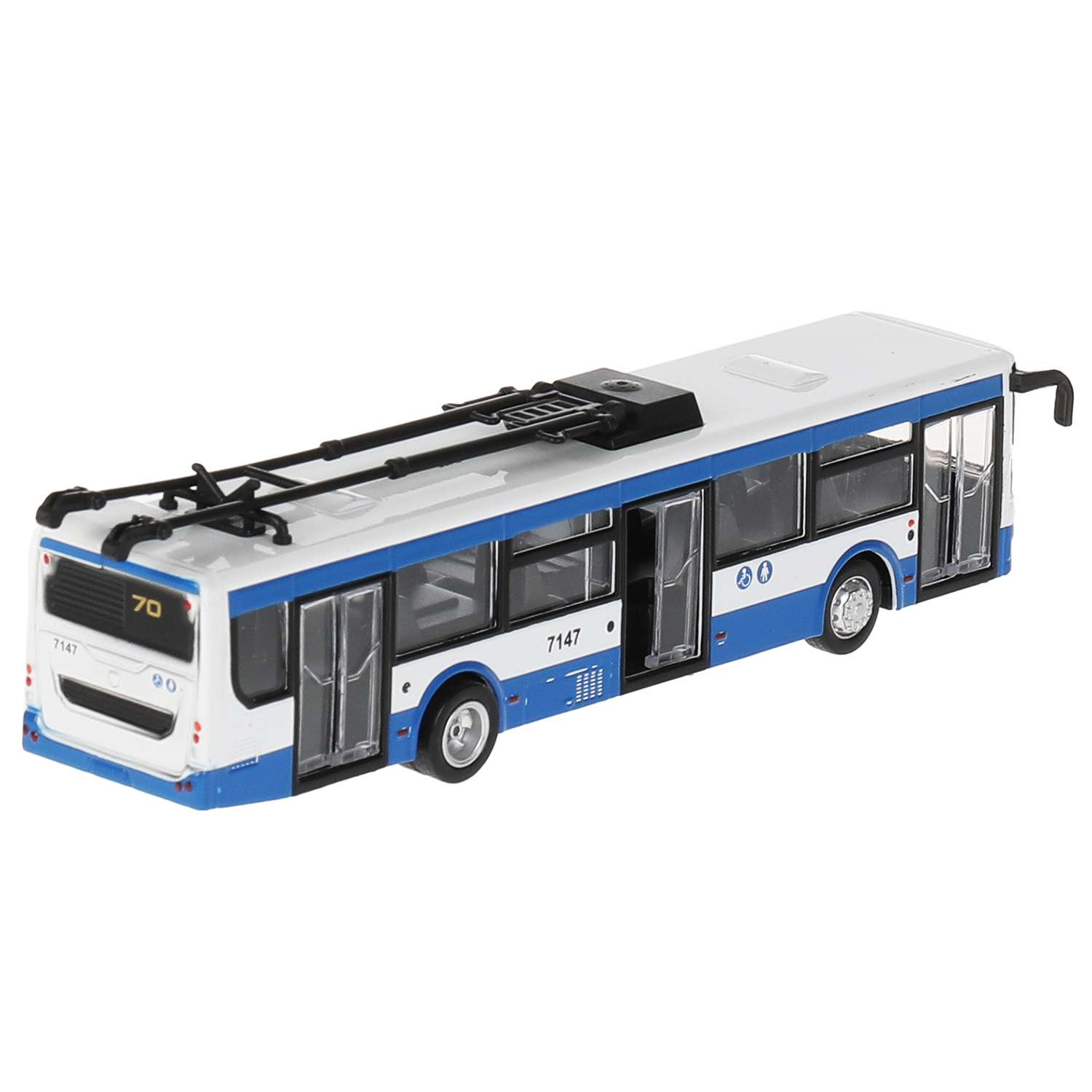 Модель Технопарк Городской троллейбус 326456 326456 - фото 4