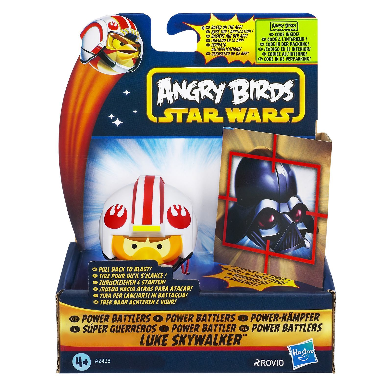 Настольная игра Hasbro Games Angry Birds Star Wars Атака с воздуха Люк  Скайвокер купить по цене 49 ₽ в интернет-магазине Детский мир