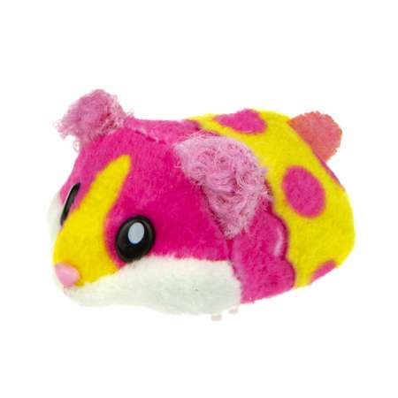 Интерактивная игрушка Хома Дома хомячок Пушистик розово-желтый