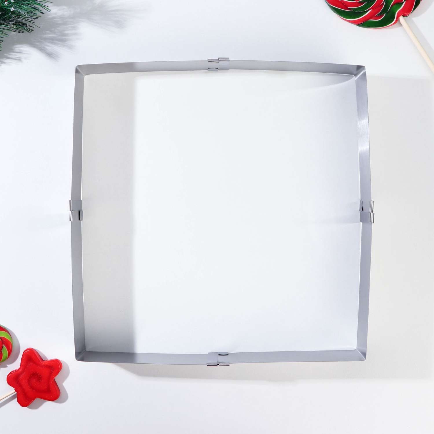 Форма KONFINETTA для выпекания квадрат «Счастливого Нового года» 15-28 х 5 см - фото 3
