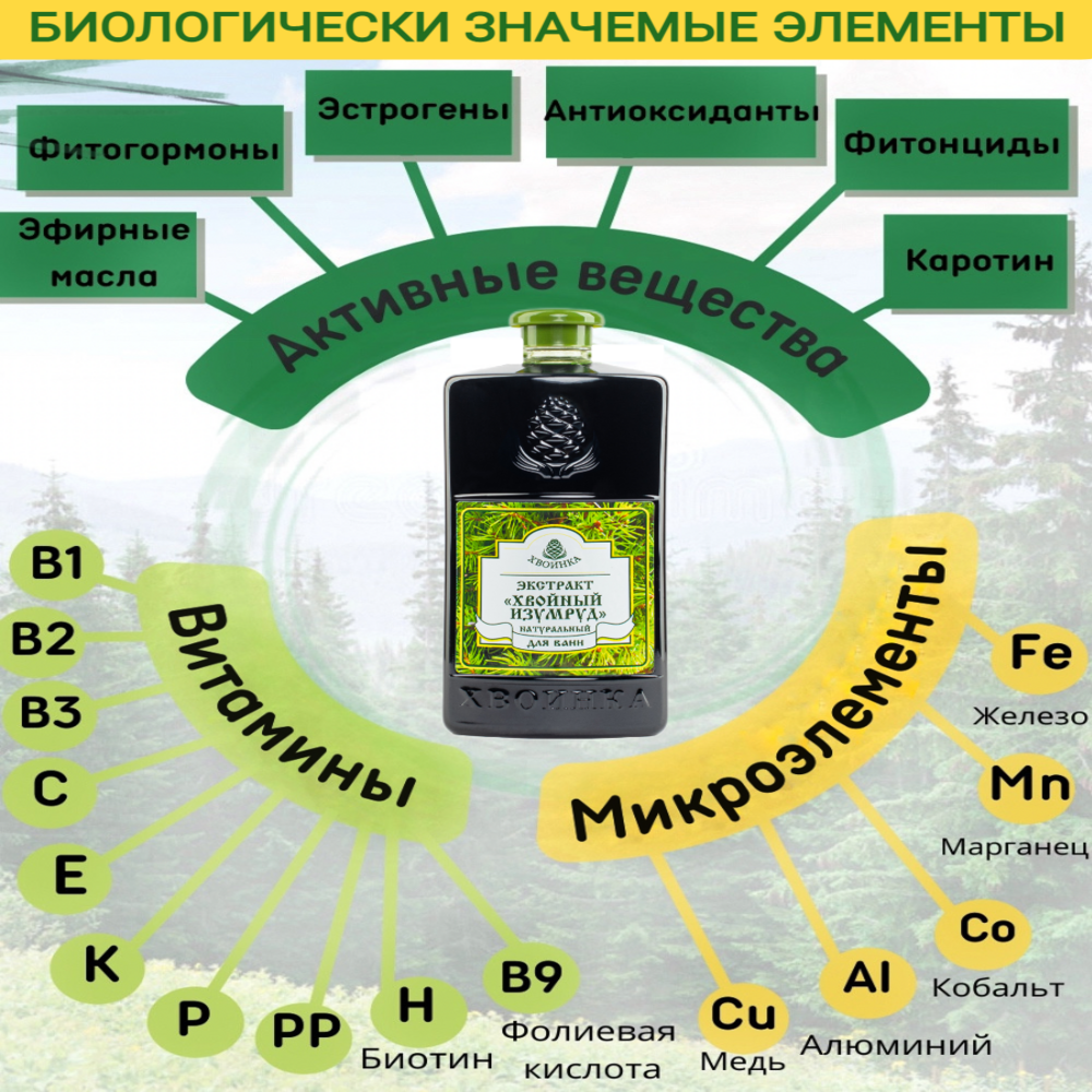 Экстракт для ванн ХВОИНКА 500 мл - фото 4