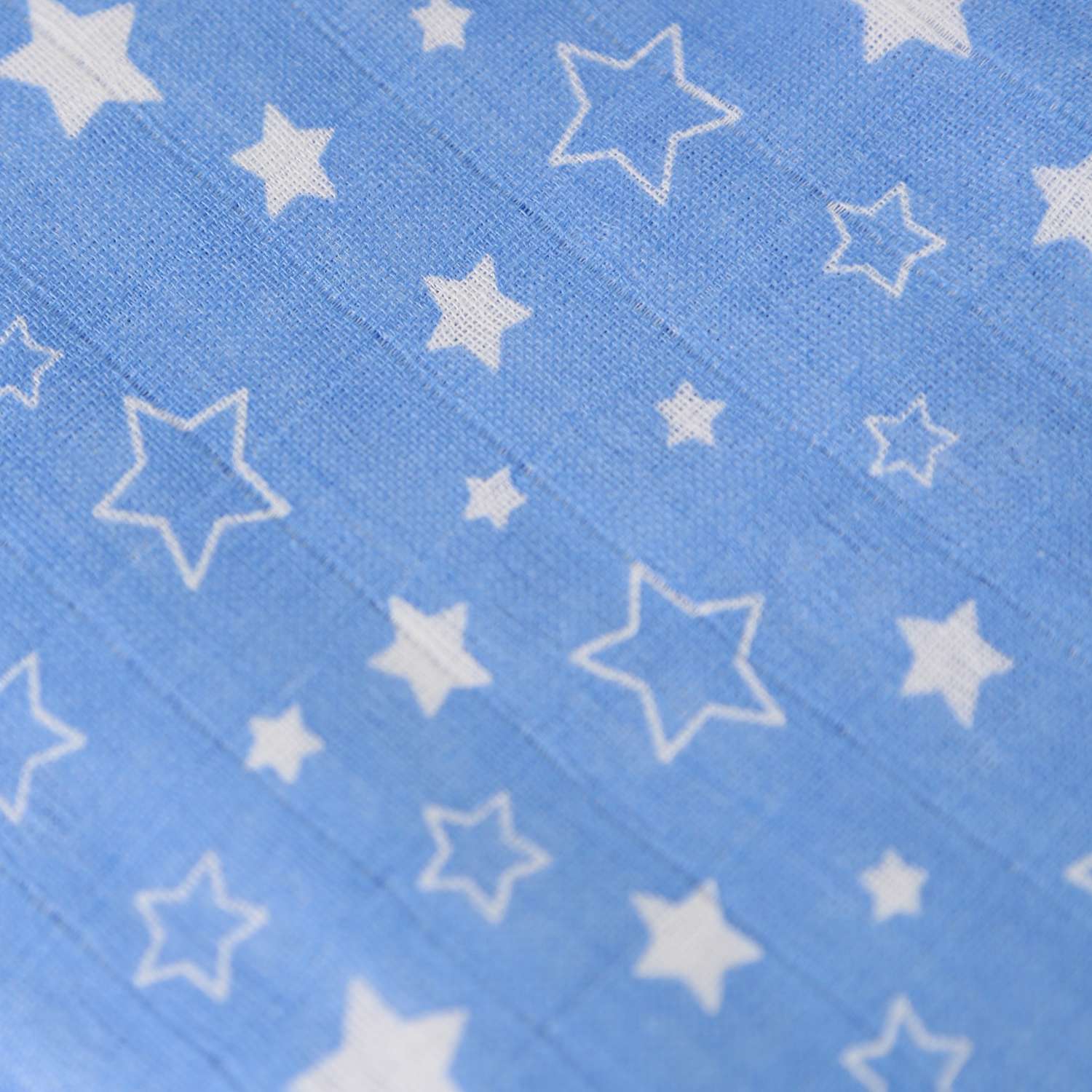 Пеленка Babyton Звезды Голубой 1200 - фото 5