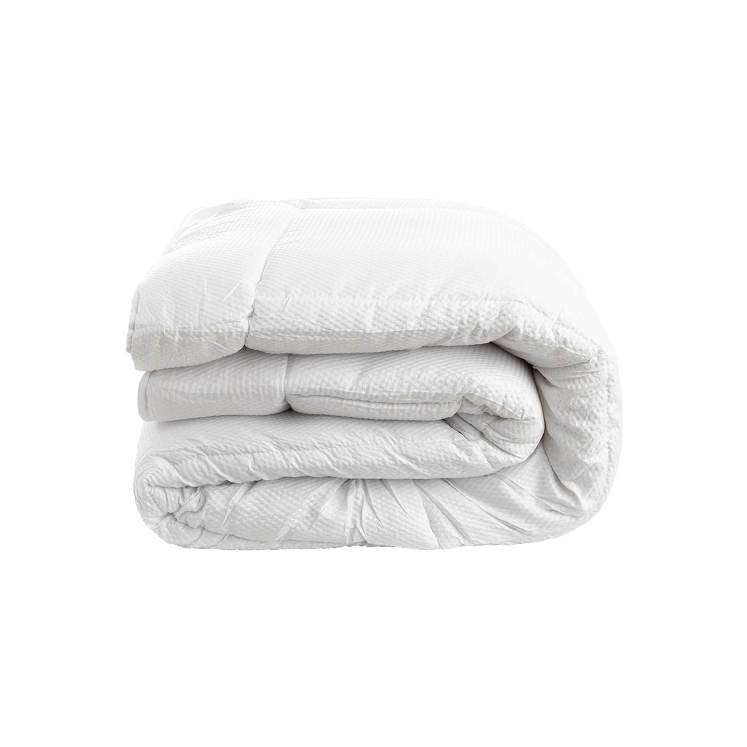 Одеяло теплое DeNASTIA всесезонное релакс эффект 200x220 см белый R020006 - фото 3