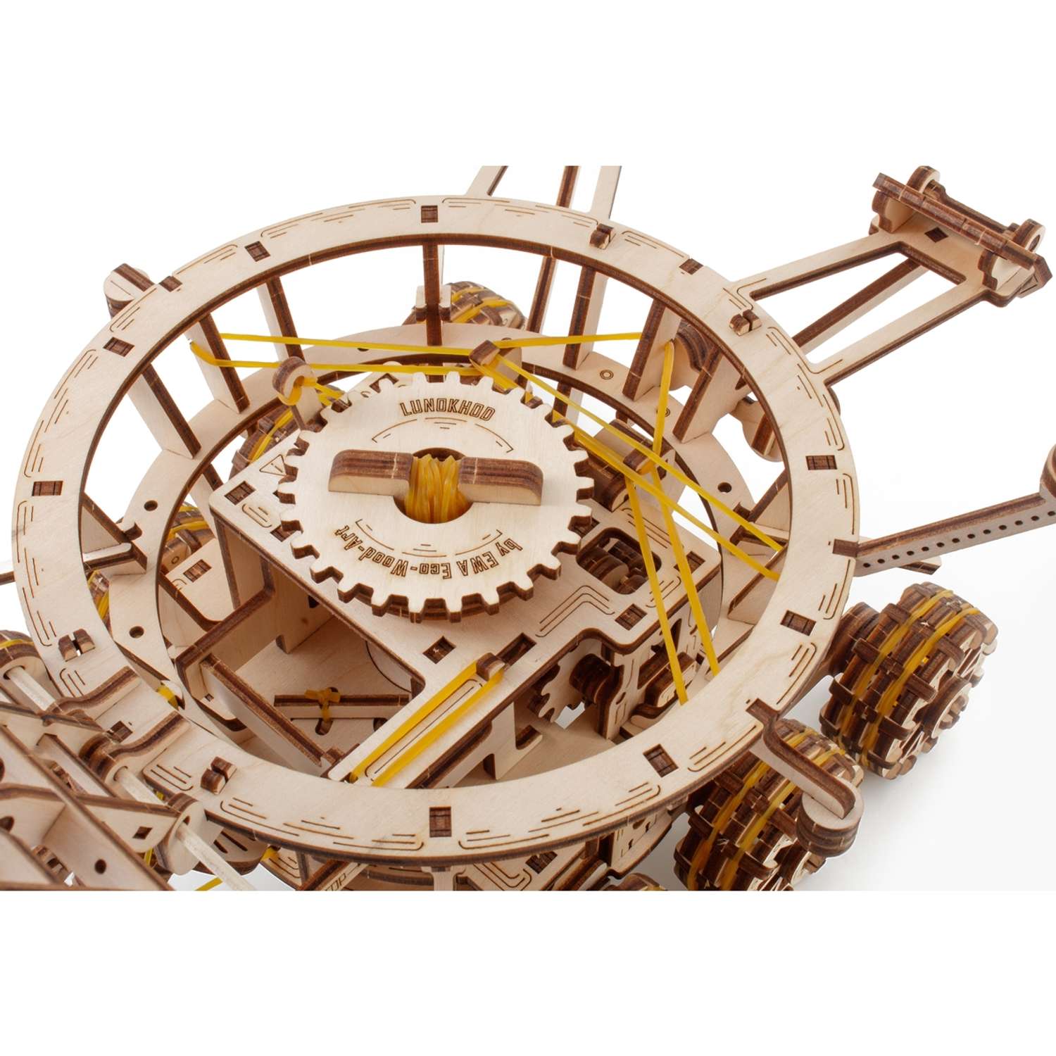 Сборная модель Eco Wood Art Робот Луноход - фото 9