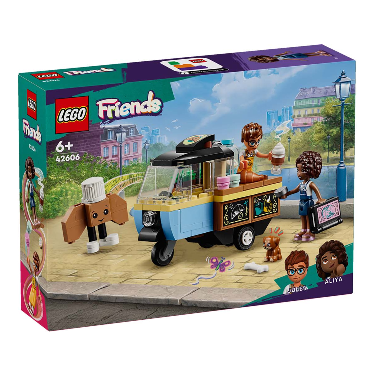 Конструктор детский LEGO Friends Мобильная тележка-пекарня 42606 - фото 11