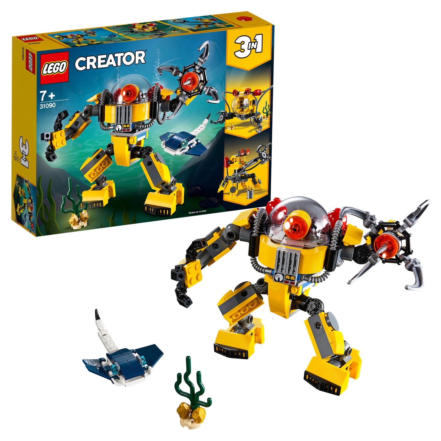 Lego creator underwater robot on sale