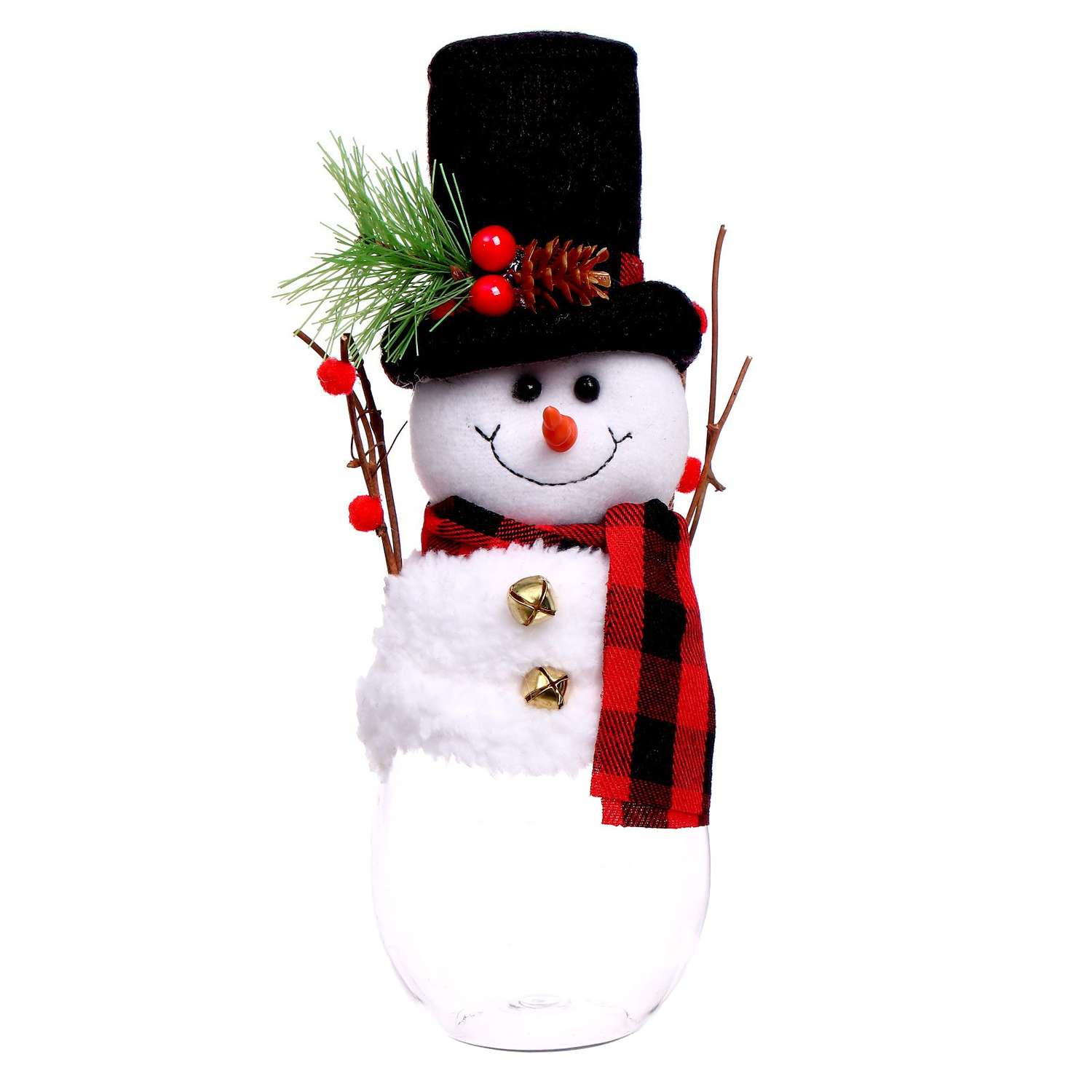 Конфетница Страна карнавалия «Снеговик в шляпе» - фото 1