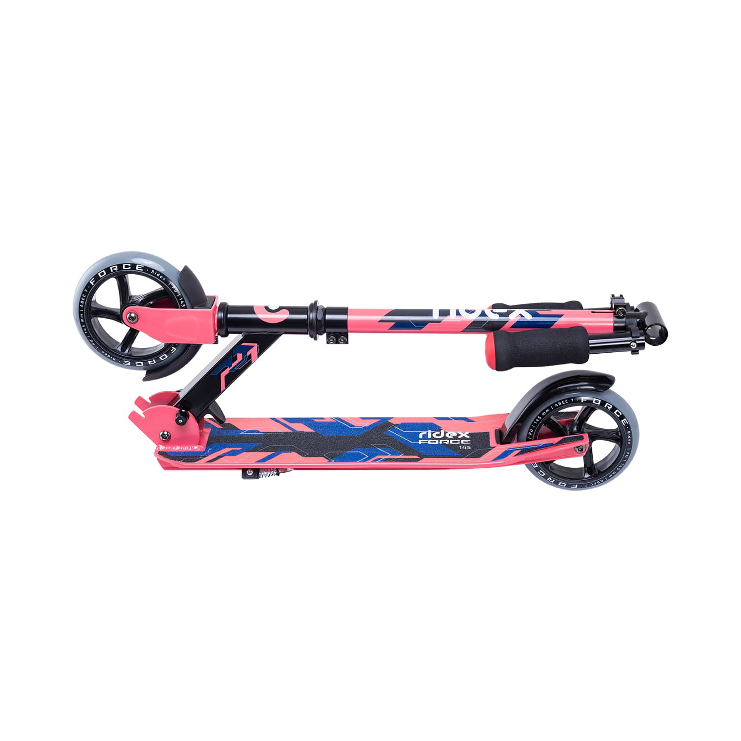 Самокат RIDEX двухколесный Scooter 2 wheels Force 145 pink - фото 4