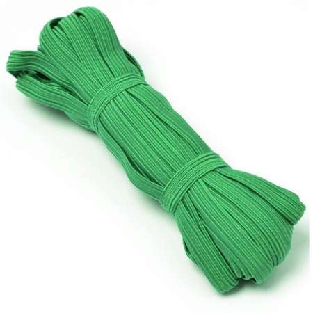 Резинка продержка MarEL бельевая зеленая 10 мм длина 10 метров