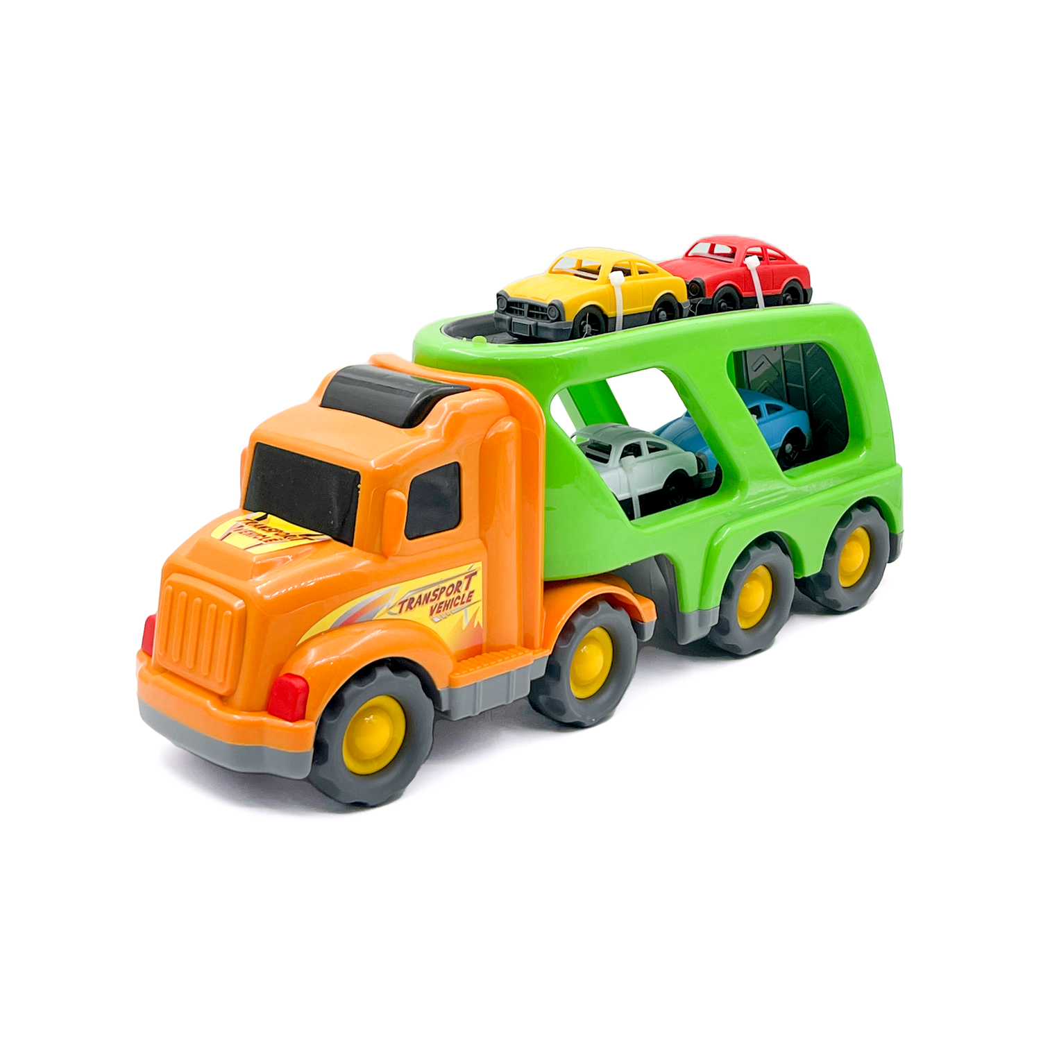 Машина Нижегородская игрушка Автовоз оранжевый ктг257_ор - фото 3
