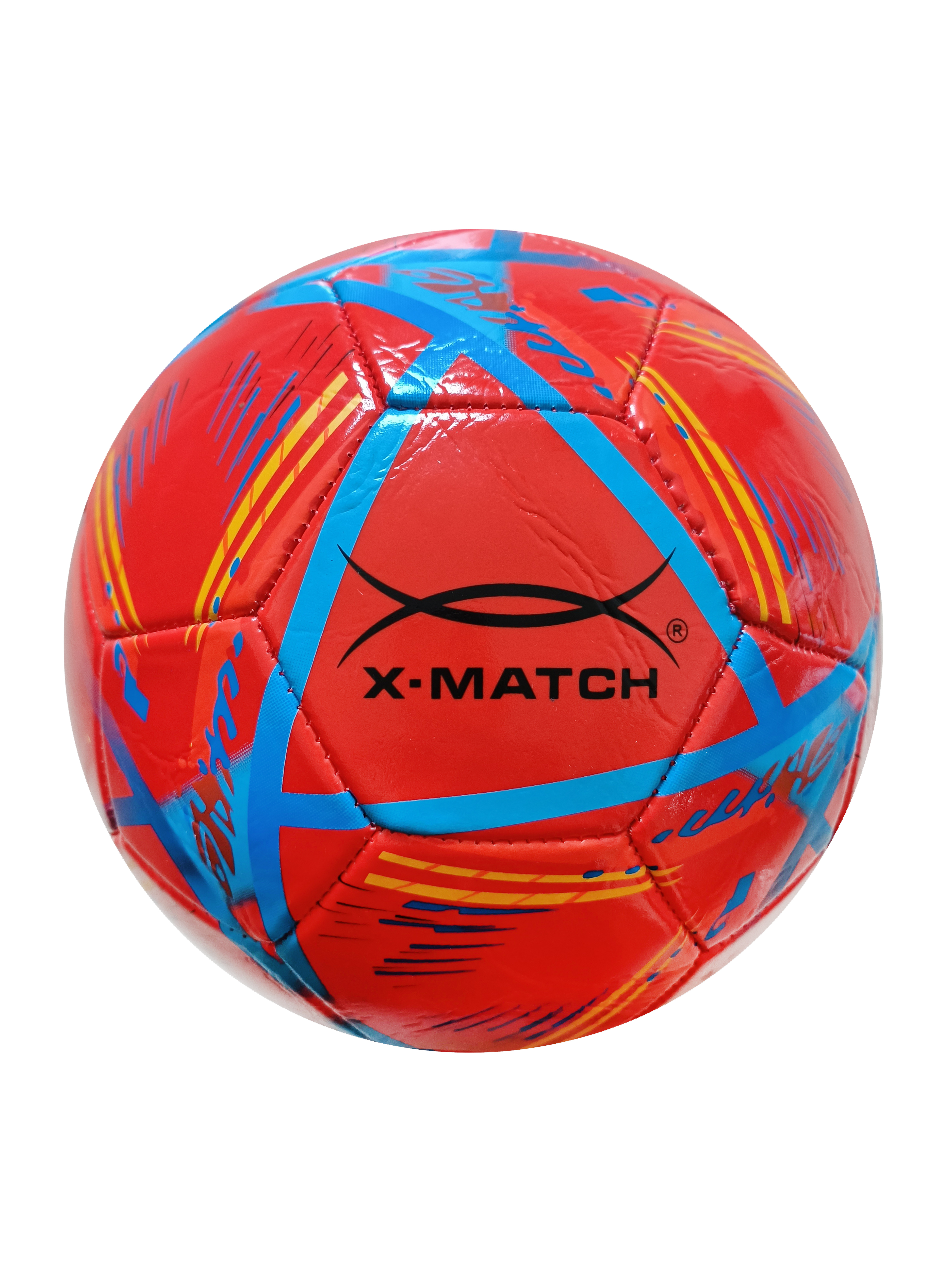 Мяч футбольный X-Match 1 слой PVC 1.6 мм 280-300 г размер 5 - фото 4