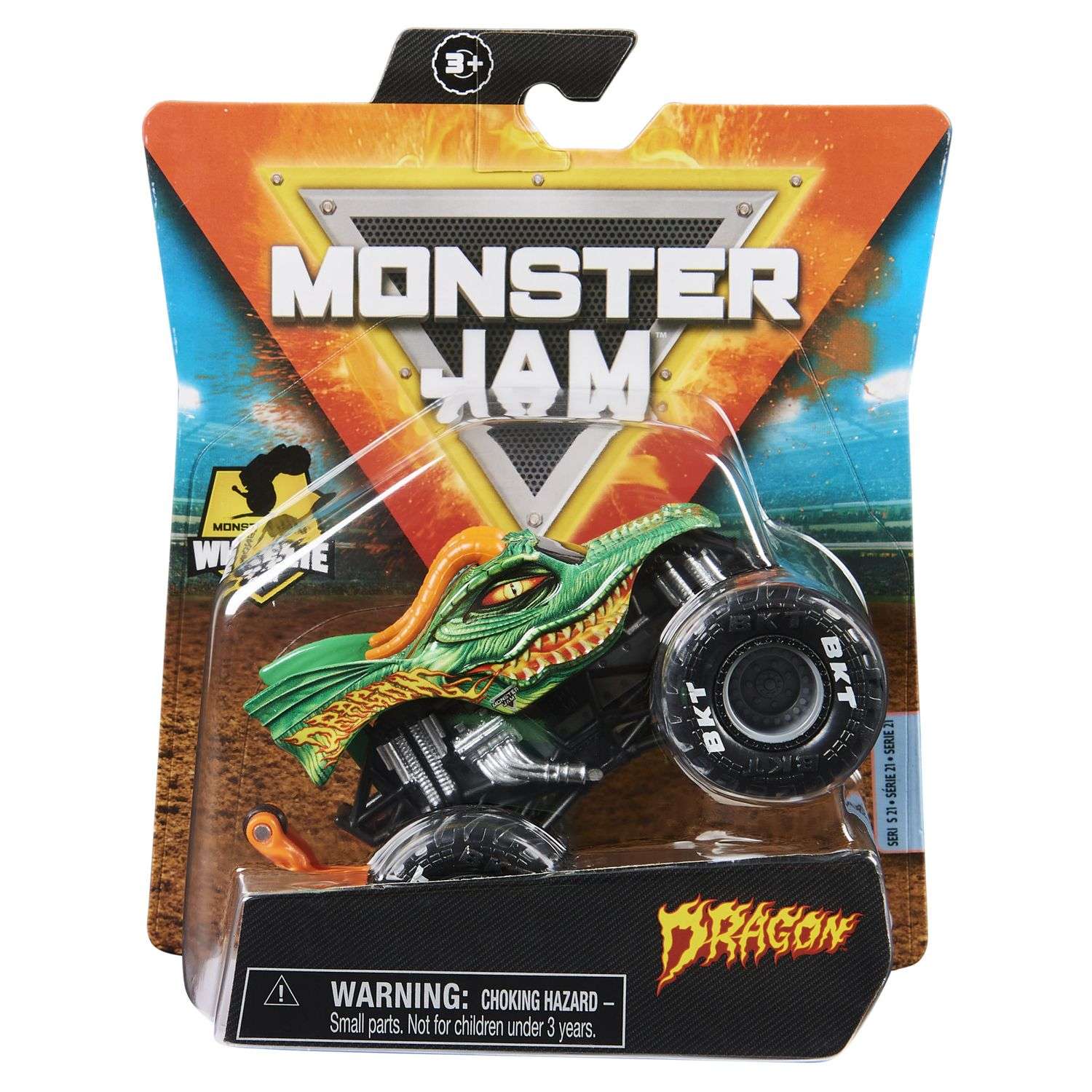 Monster spin. Monster Jam Dragon.