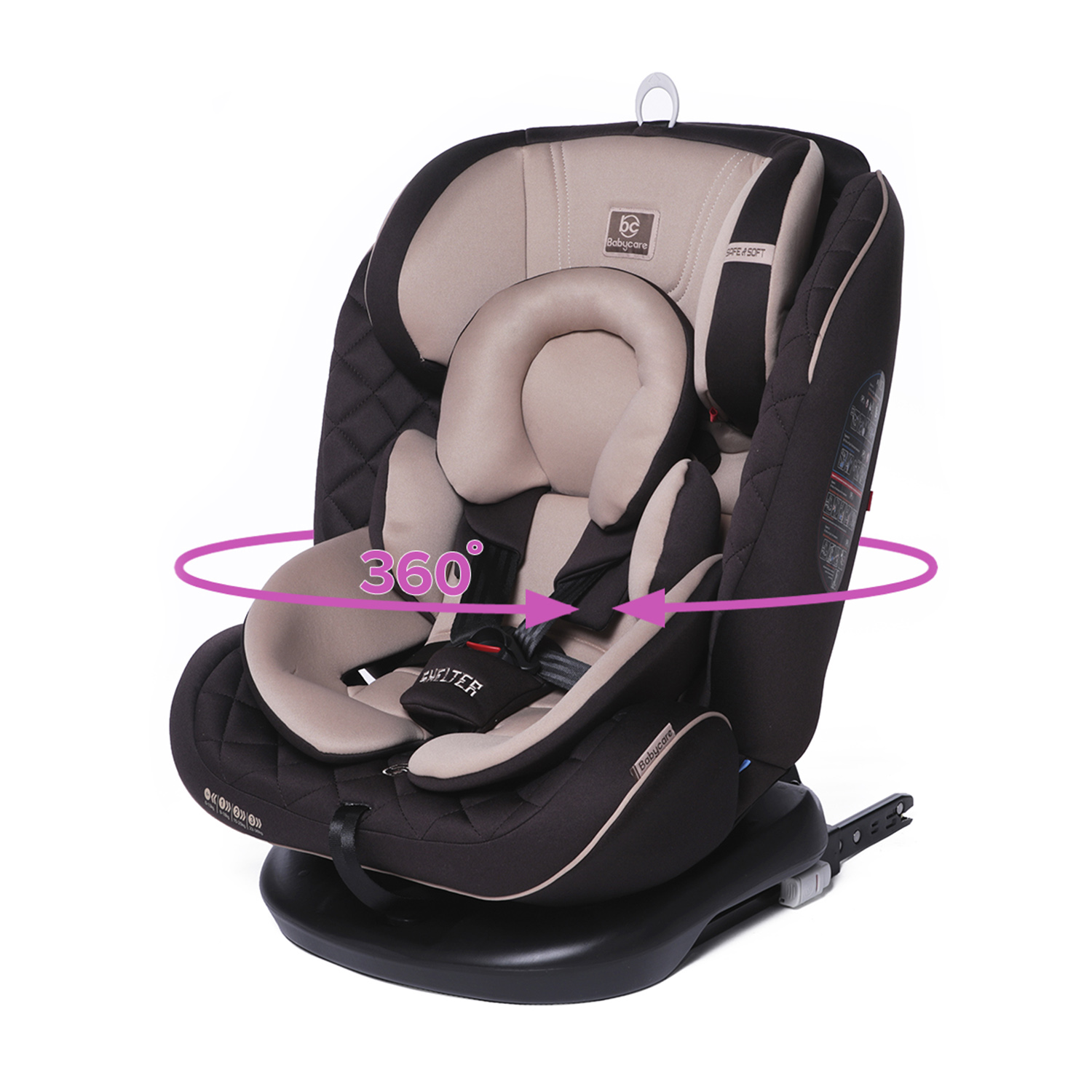 Автокресло BabyCare Shelter Isofix 0+/1/2/3 (0-36 кг) - фото 3