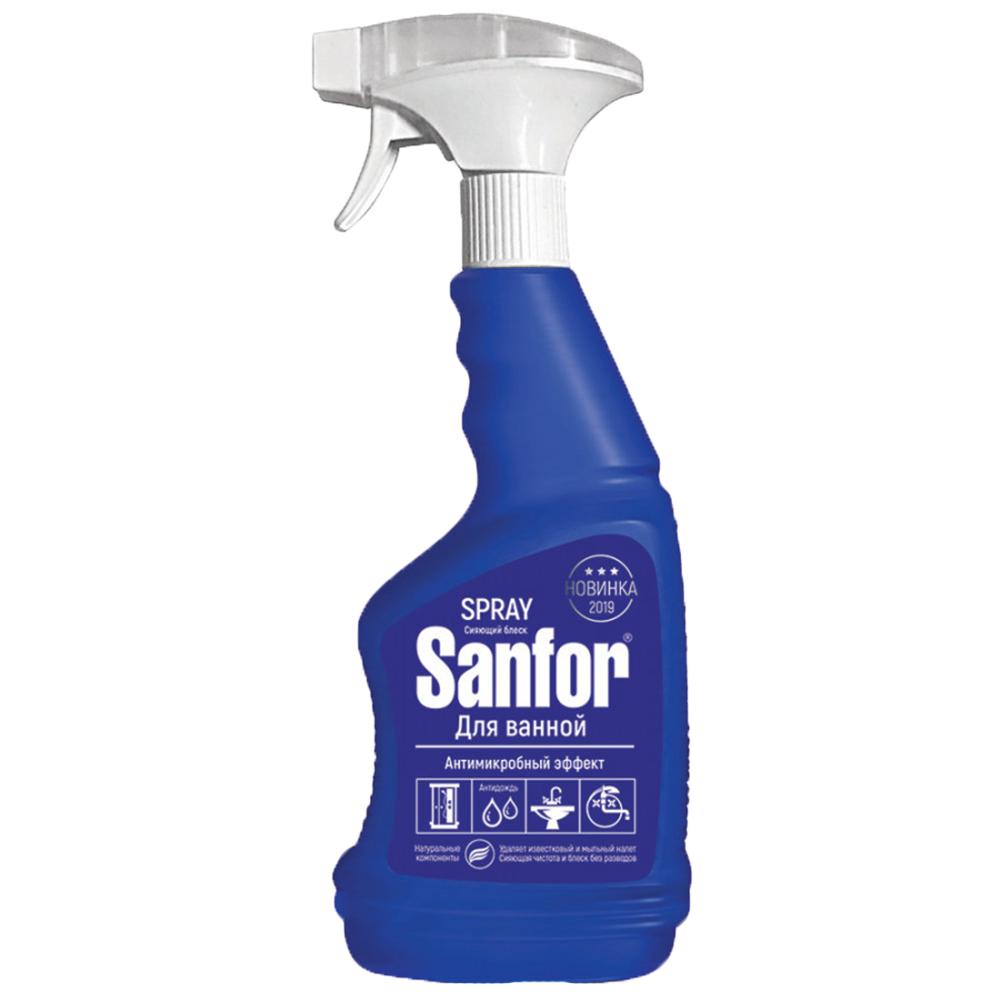 Чистящее средство Sanfor для ванной комнаты спрей 750 мл - фото 1