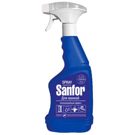 Чистящее средство Sanfor для ванной комнаты спрей 750 мл