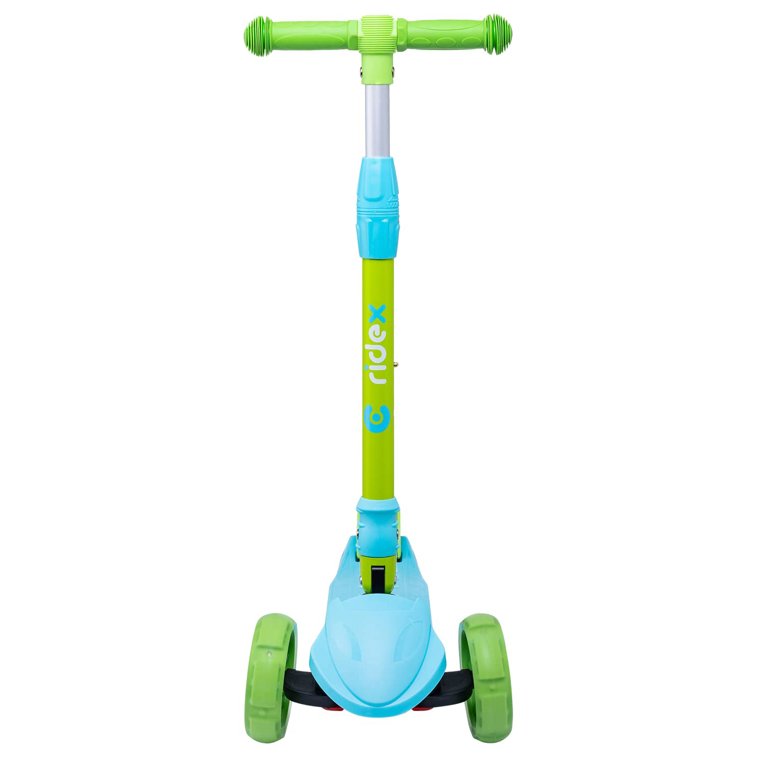 Самокат RIDEX трехколесный 3 wheels scooter Bunny 135/90 light blue/green - фото 3