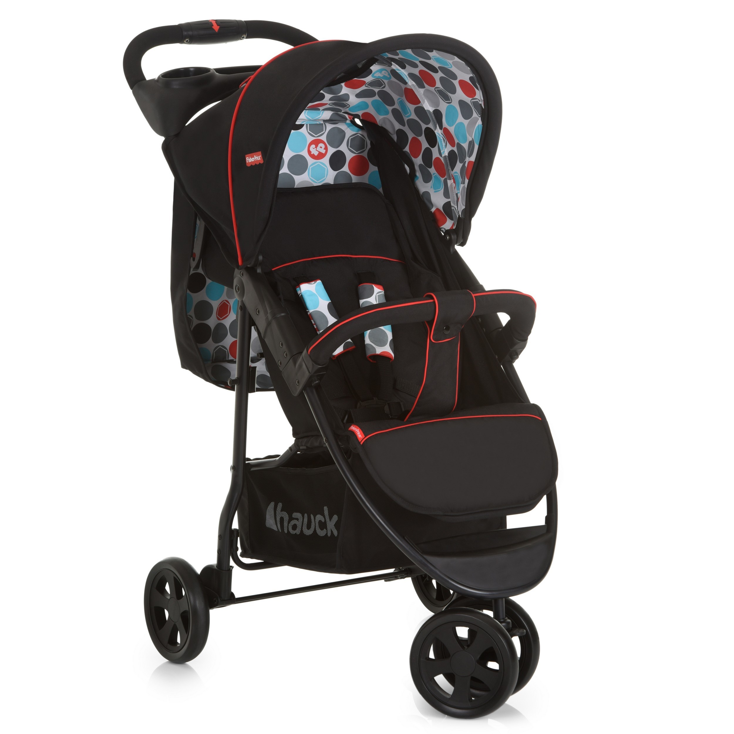 Коляска прогулочная Fisher Price Vancouver Gumball Black - фото 1