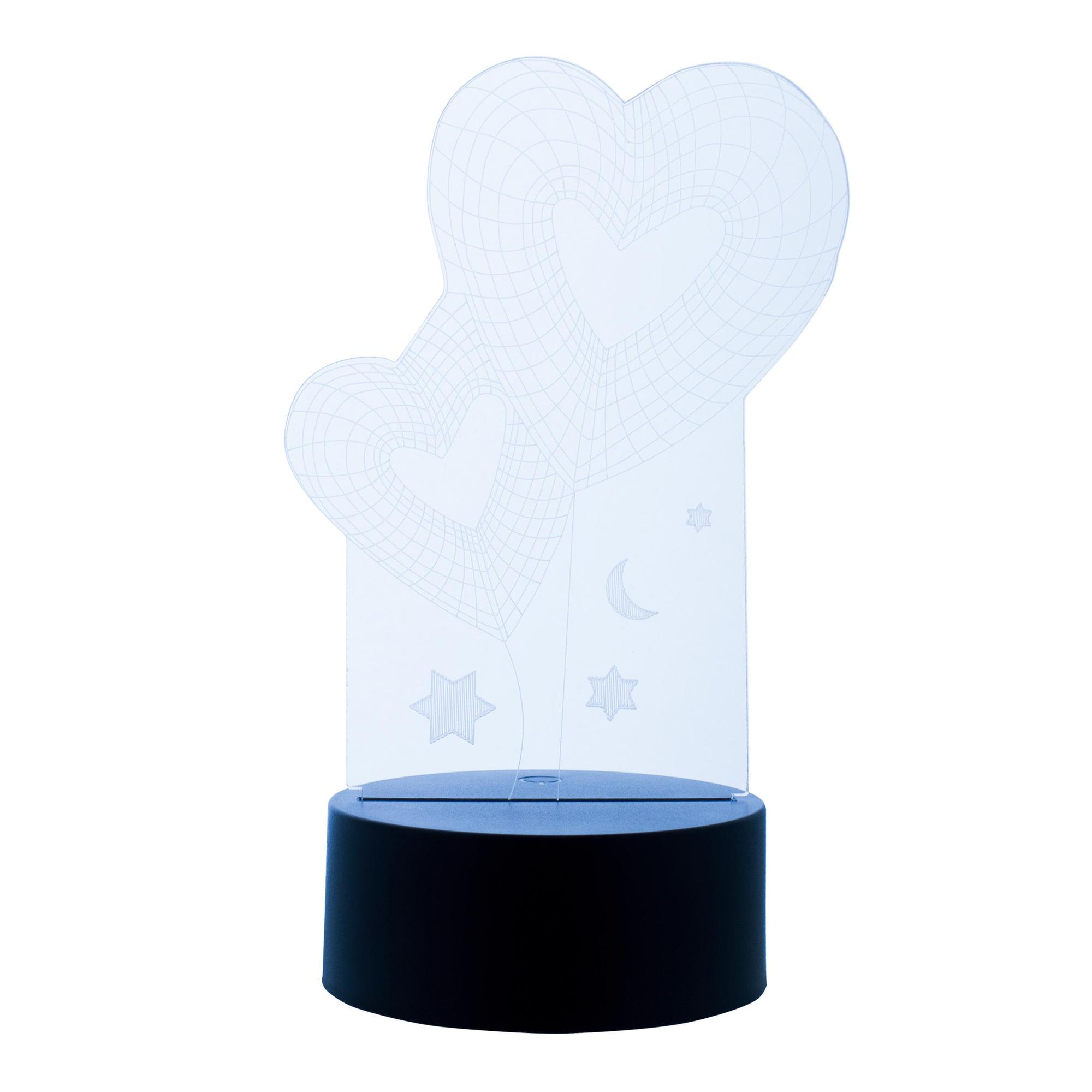 Светильник-ночник декоративный СТАРТ в форме двух сердец - фото 7