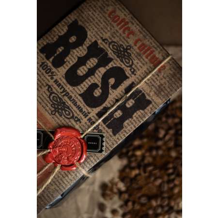 Кофе зерновой Coffee RUSH 1кг Black Арабика 100 %