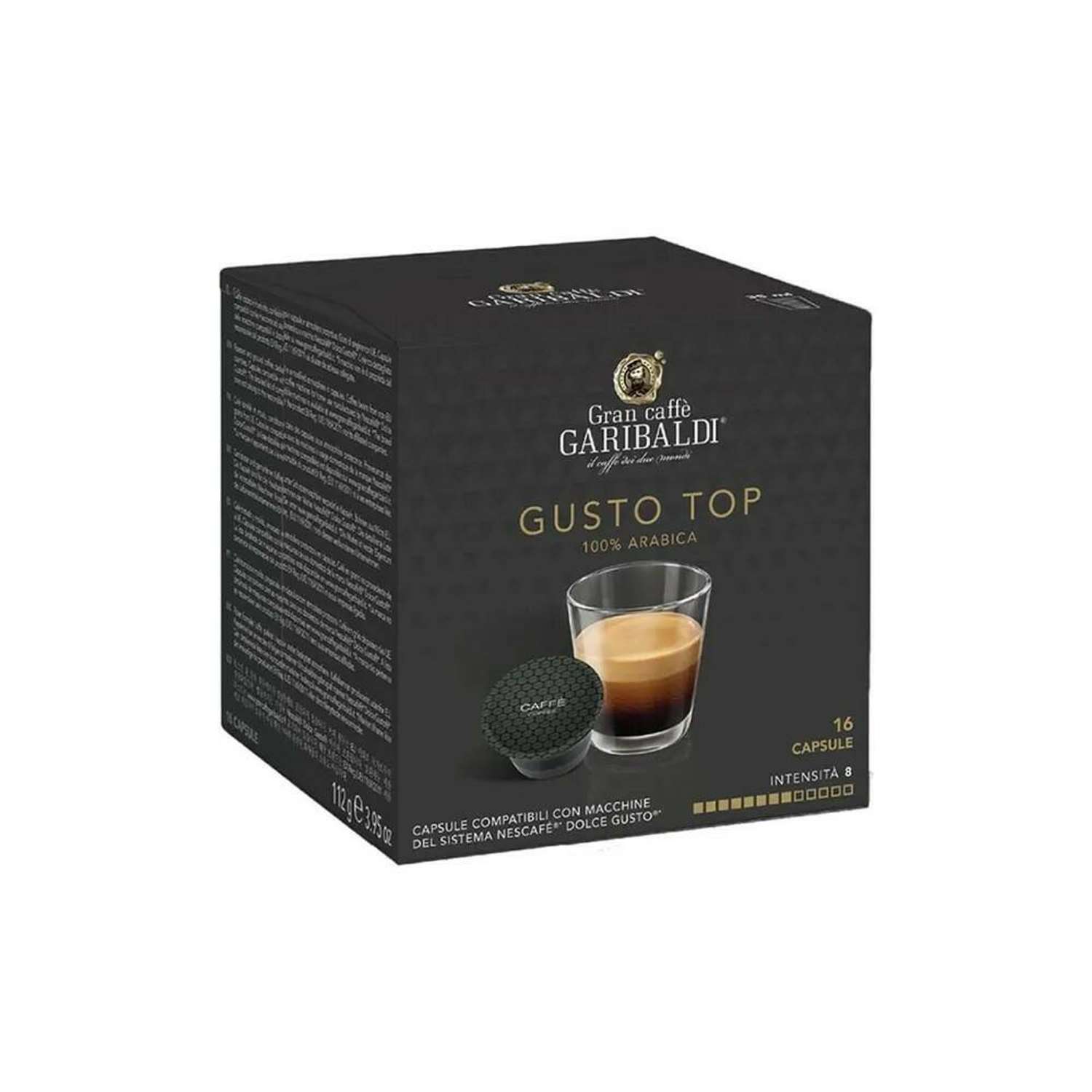Кофе в капсулах Garibaldi Gusto Top для системы Dolce Gusto 16 шт - фото 1
