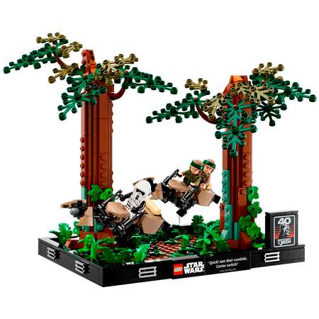 Конструктор LEGO SW Диорама Погоня на Эндоре 608 деталей 75353