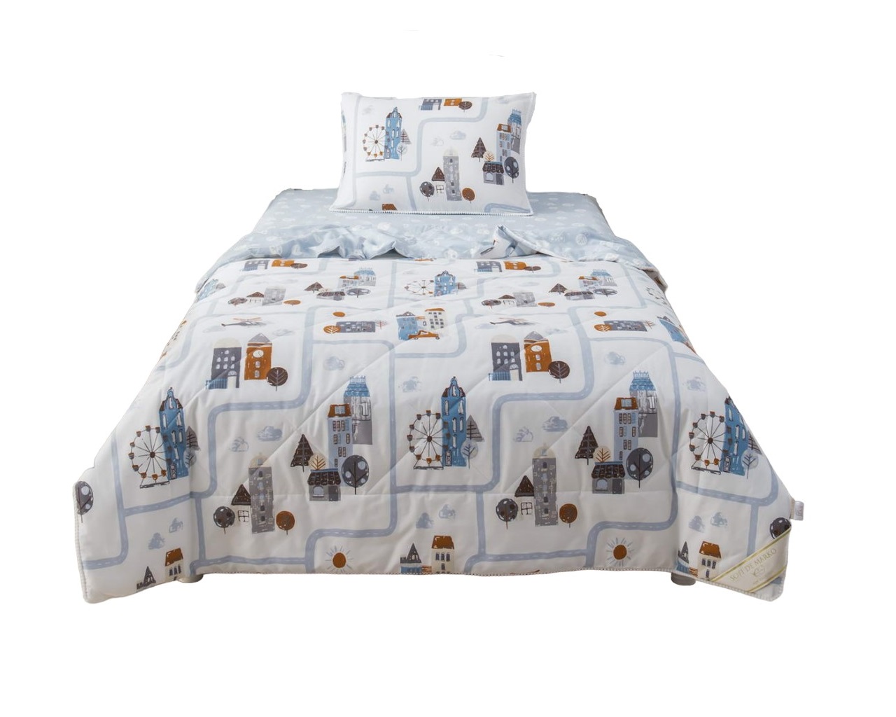 Комплект постельного белья Sofi de Marko Город Эмбер детский с одеялом - фото 6