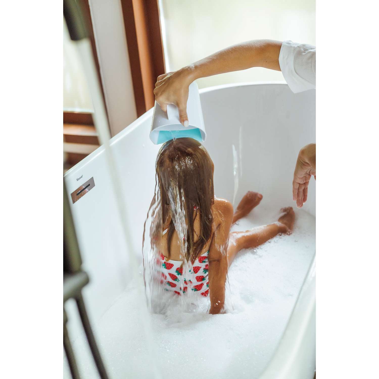 Ковш детский Miyoumi для купания и мытья головы - Mint - фото 15