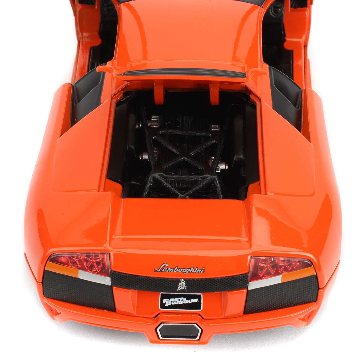 Машина Jada Fast and Furious 1:24 Lamborghini Murcielago LP640 Оранжевая 30765 30765 - фото 10