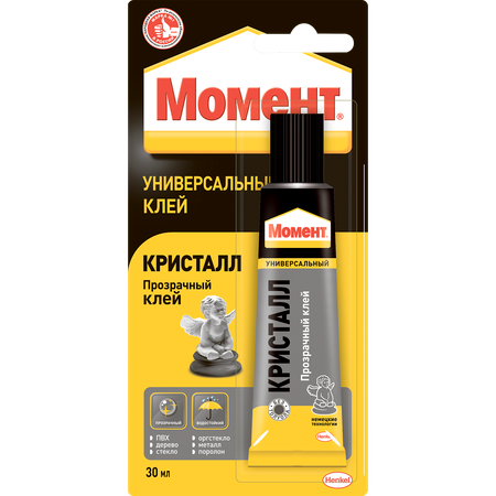 Клей HENKEL момент кристалл 30 мл