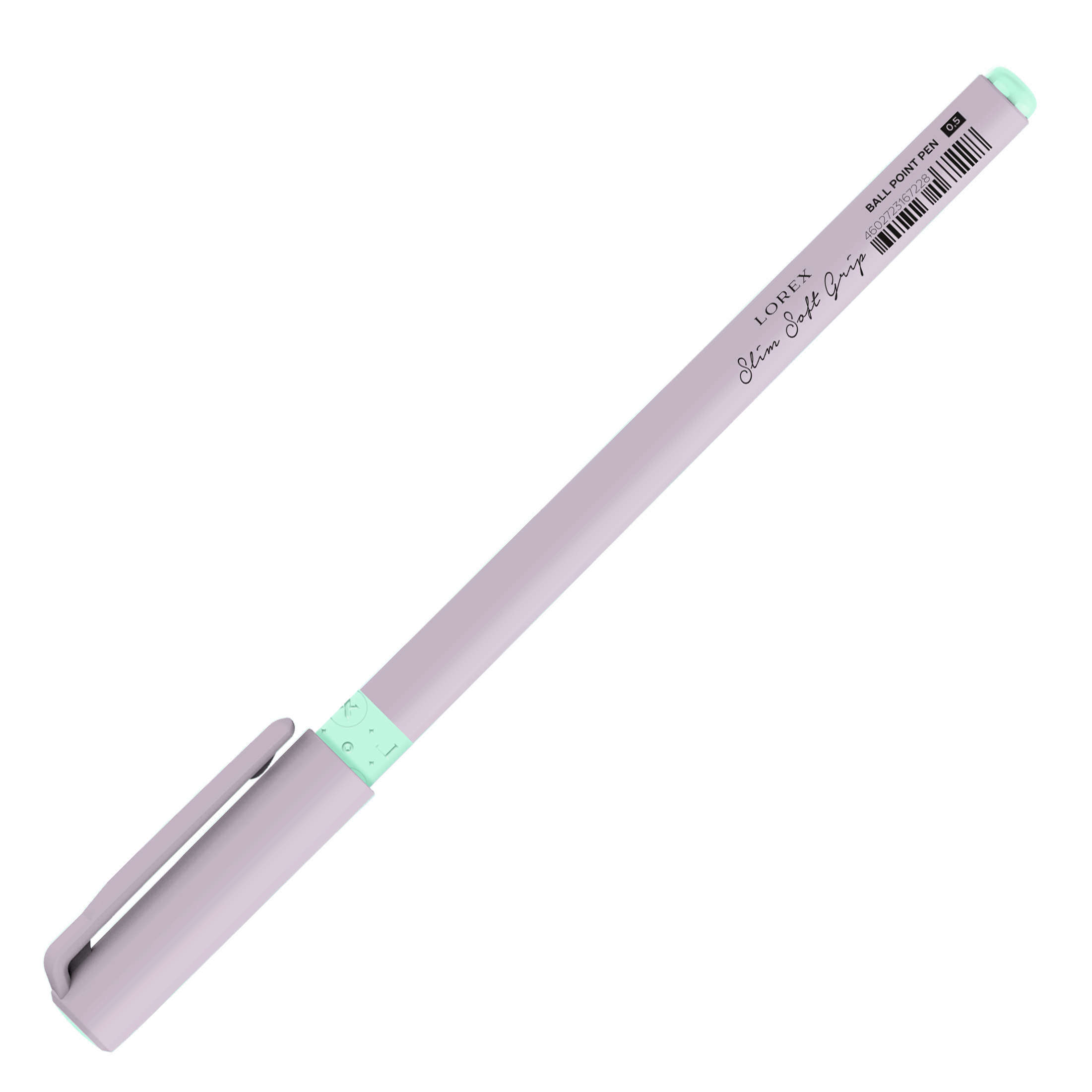 Ручка шариковая Lorex Pastel Slim Soft Grip синий 0.5мм ultra-soft touch в ассортименте LXOPSSG-PS5 - фото 2