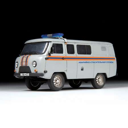 Сборная модель ZVEZDA УАЗ 3909 Аварийно-спасательная служба