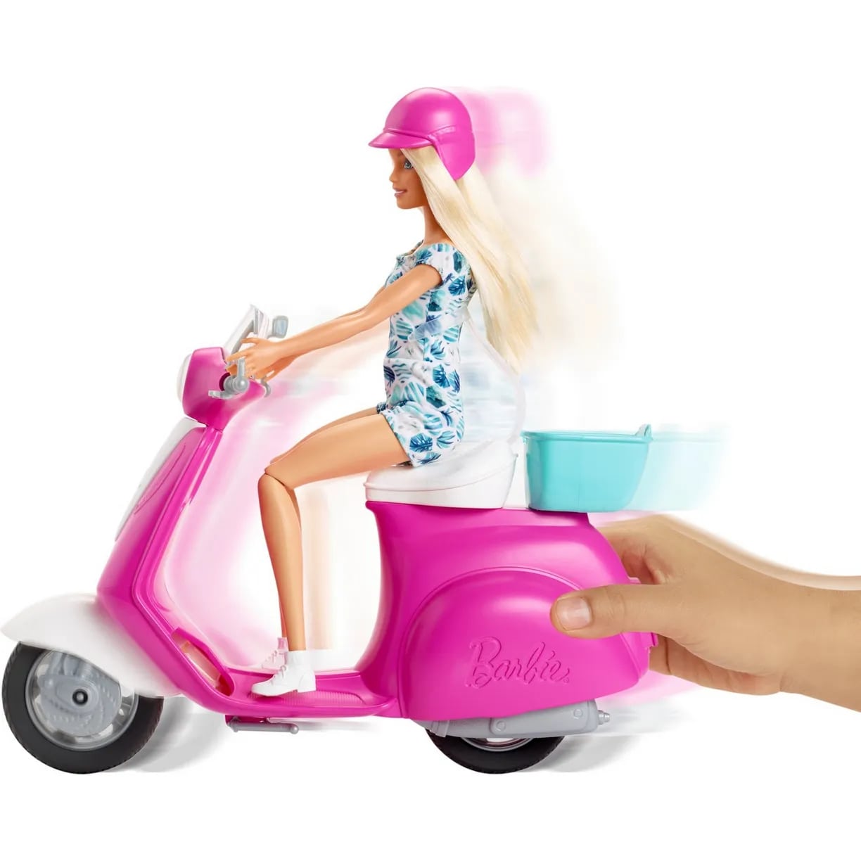 Кукла модельная Mattel Barbie Блондинка на скутере GBK85 - фото 3