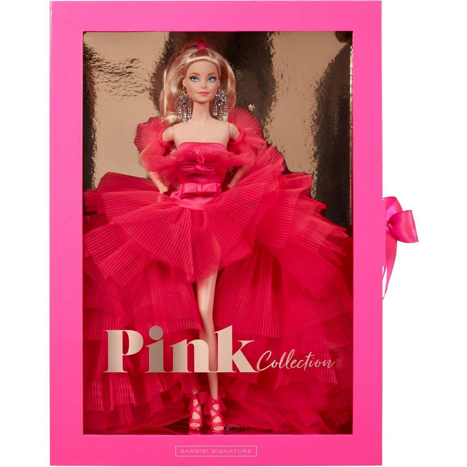 Кукла Barbie Золото коллекционная в розовом платье GTJ76 GTJ76 - фото 2