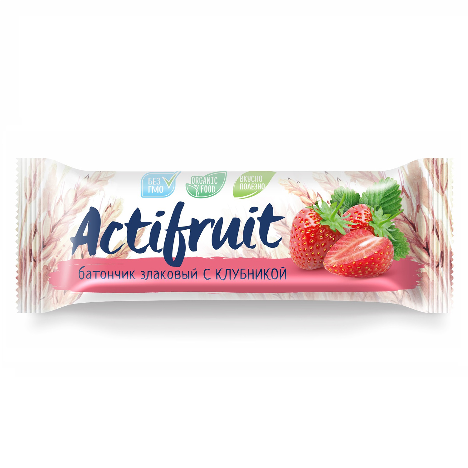 Батончик-мюсли Actifruit злаковый Клубника 24г - фото 1