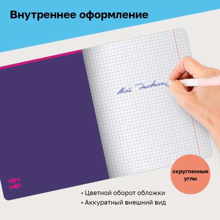 Набор тетрадей BG 48 л А5 клетка Monocolor Element 70 гр/м2 4 шт