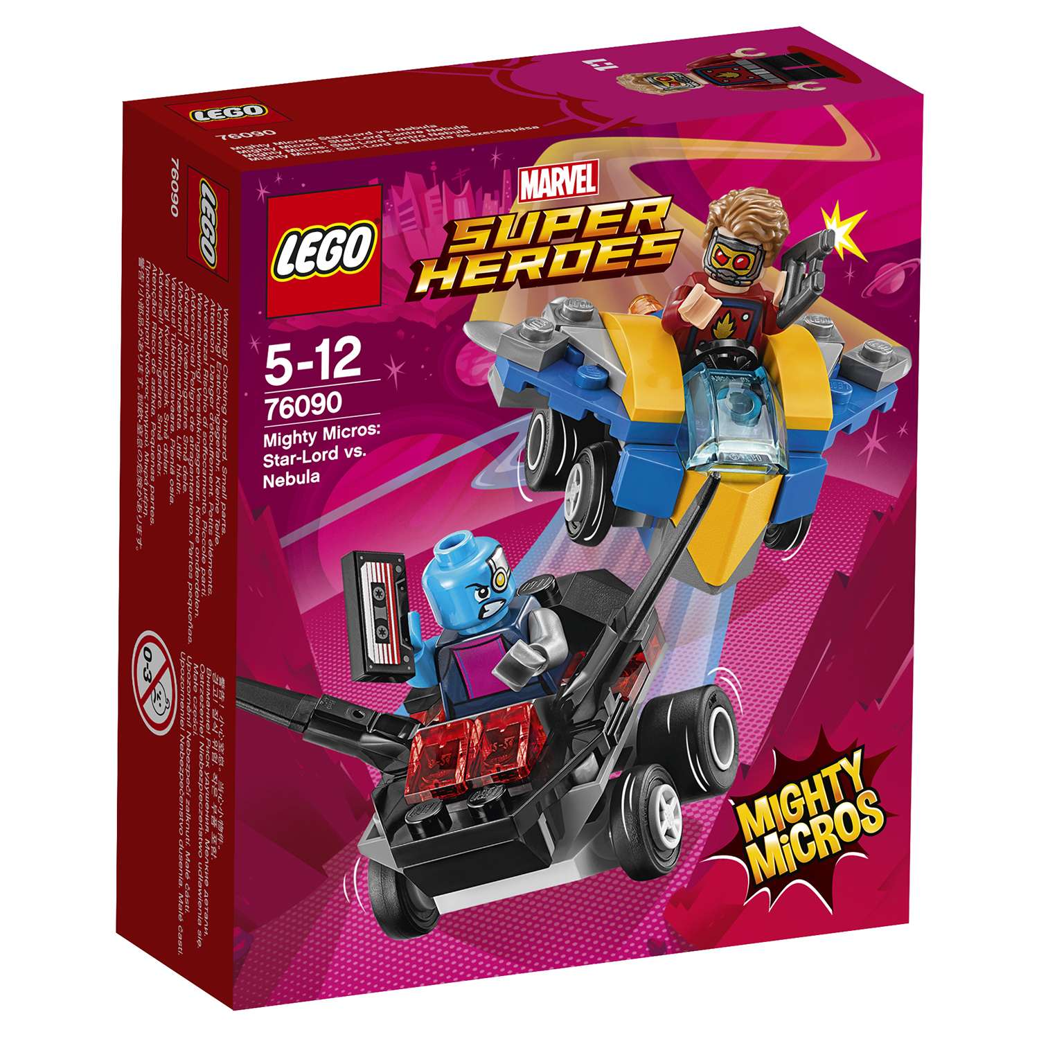 Конструктор LEGO Mighty Micros: Звёздный Лорд против Небулы Super Heroes (76090) - фото 2