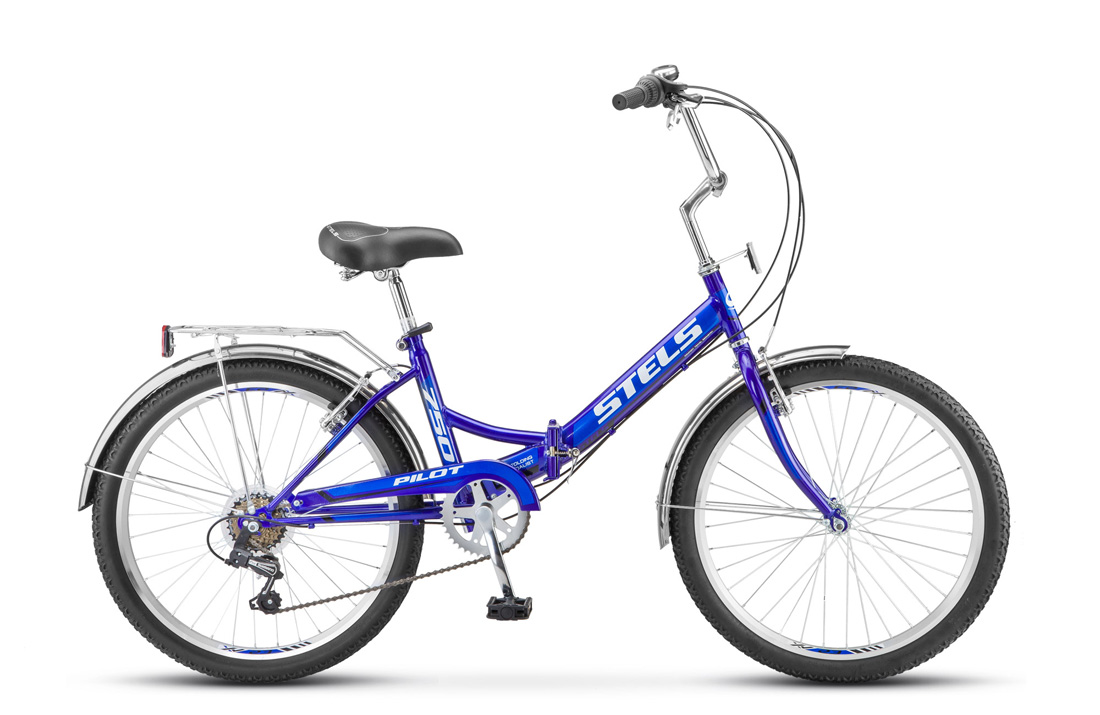 Велосипед STELS Pilot-750 24 Z010 14 Синий - фото 1