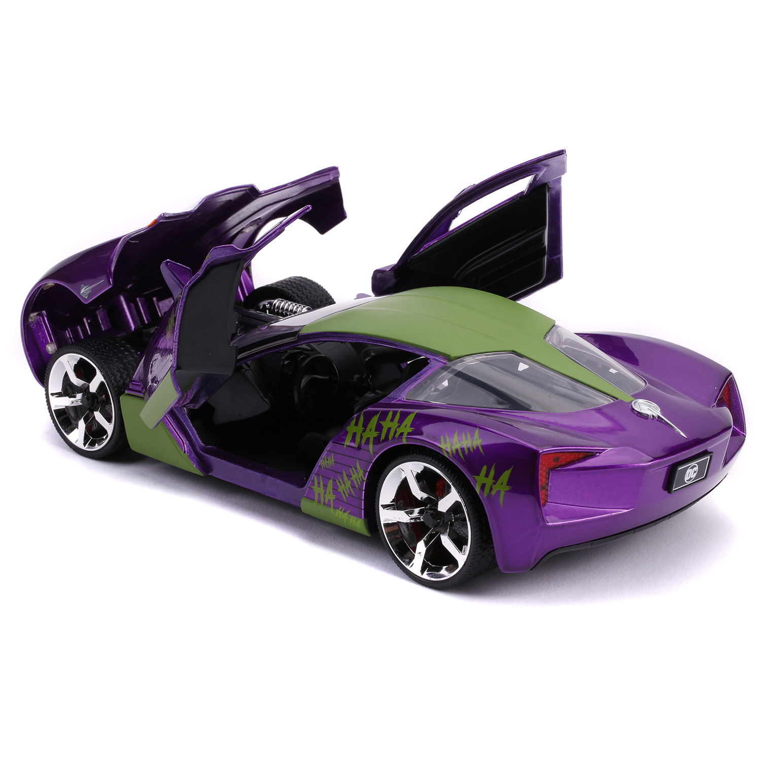 Машина Jada 1:24 Голливудские тачки Chevy Corvette Stingray Concept 2009 +фигурка Джокера 31199 31199 - фото 16