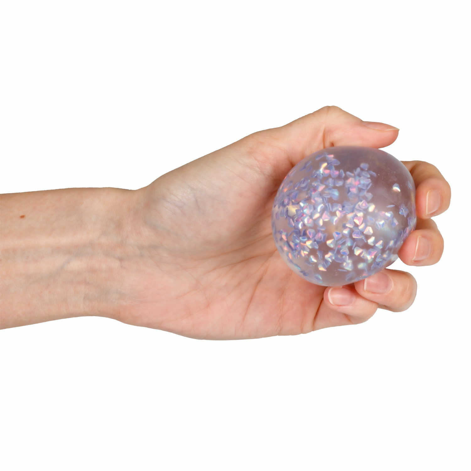 Игрушка-антистресс Крутой замес Супергель шар бриллиант фиолетовый - фото 3