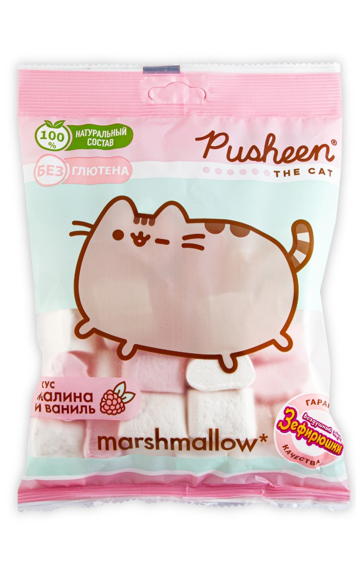 Воздушный зефир Сладкая сказка PUSHEEN Маршмеллоу 125г х 3шт - фото 5