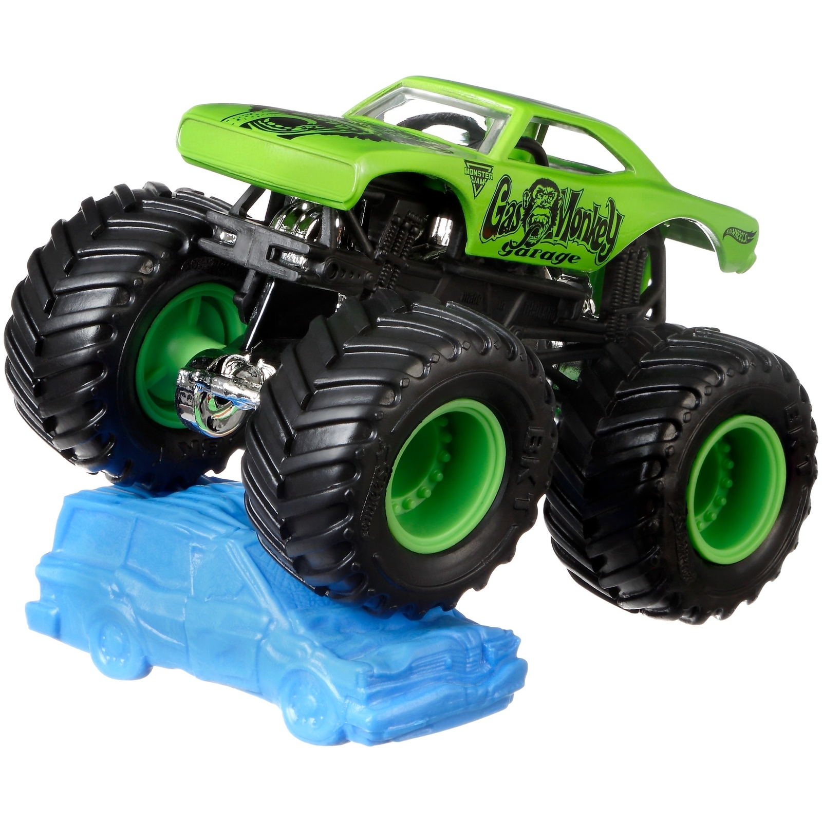 Машина Hot Wheels Monster Jam 1:64 Epic Edditions Газ Манки FLW83 купить по  цене 88 ₽ в интернет-магазине Детский мир