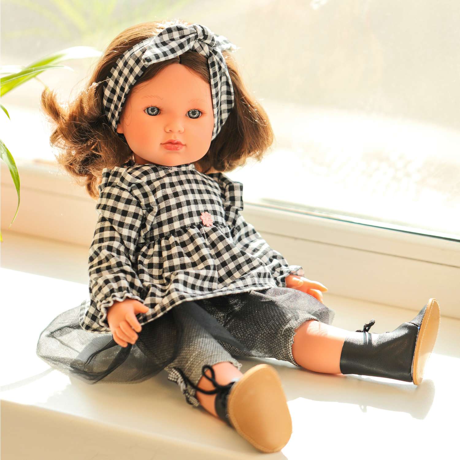 Кукла Antonio Juan Белла в чёрном платье 45 см виниловая 28224 28224 - фото 5