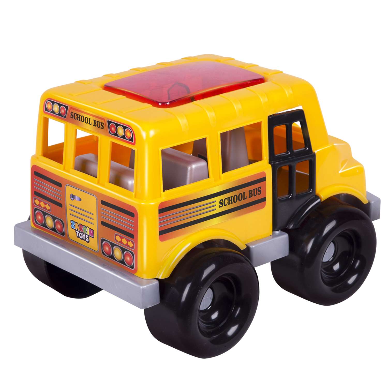 Автобус игрушечный Zarrin Toys школьный D1/желтый - фото 2