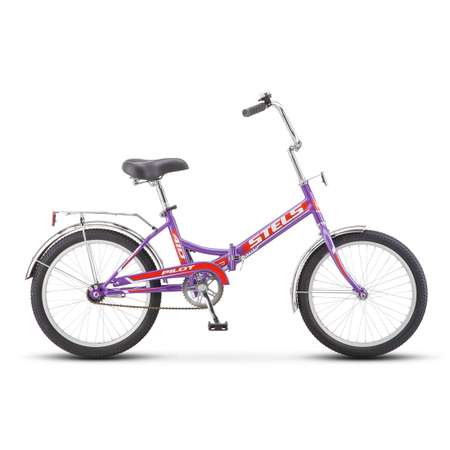 Велосипед STELS Pilot-410 20 Z010 13.5 фиолетовый складной