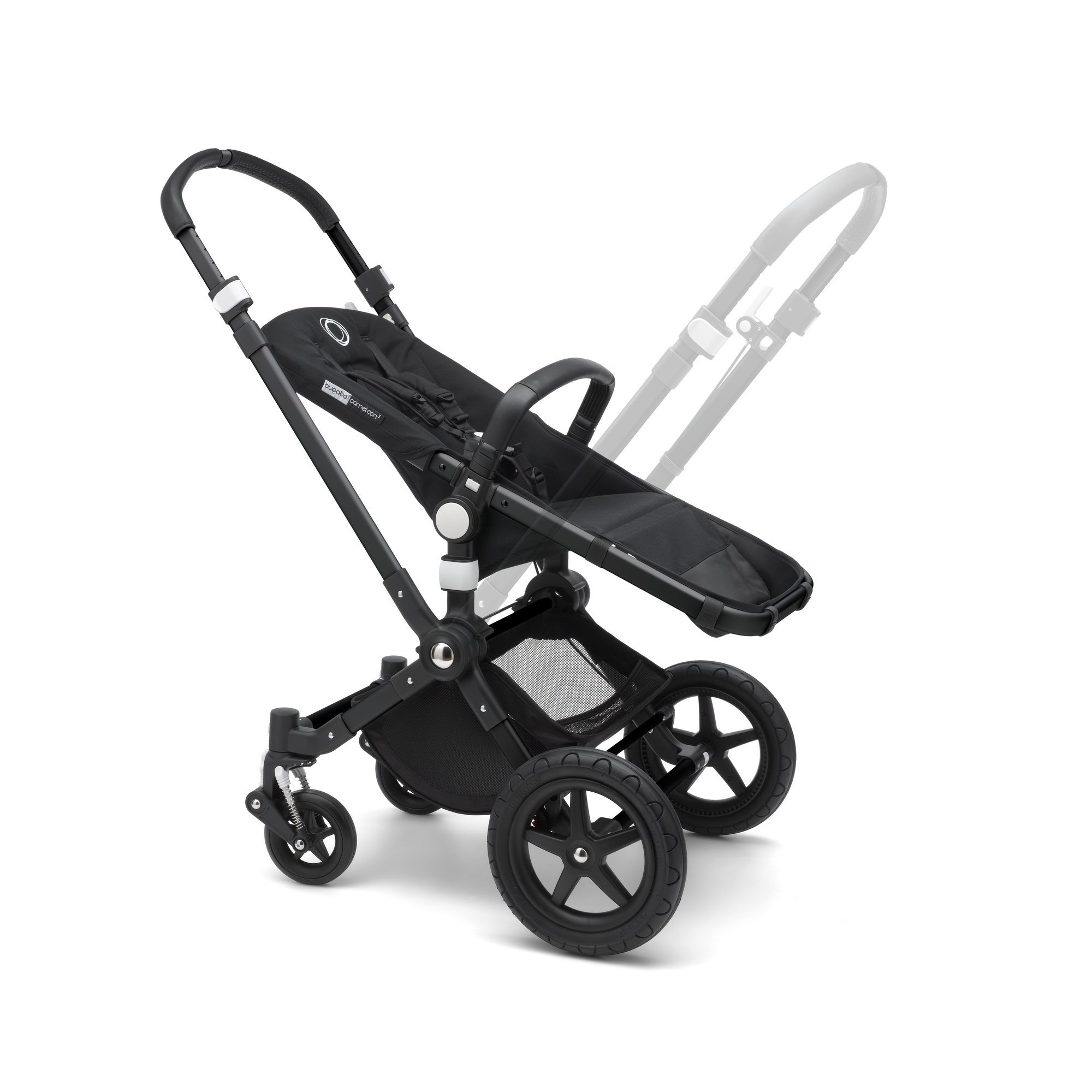 Коляска 2в1 Bugaboo Cameleon3 Plus base Black/Black 239156ZW01 - фото 6