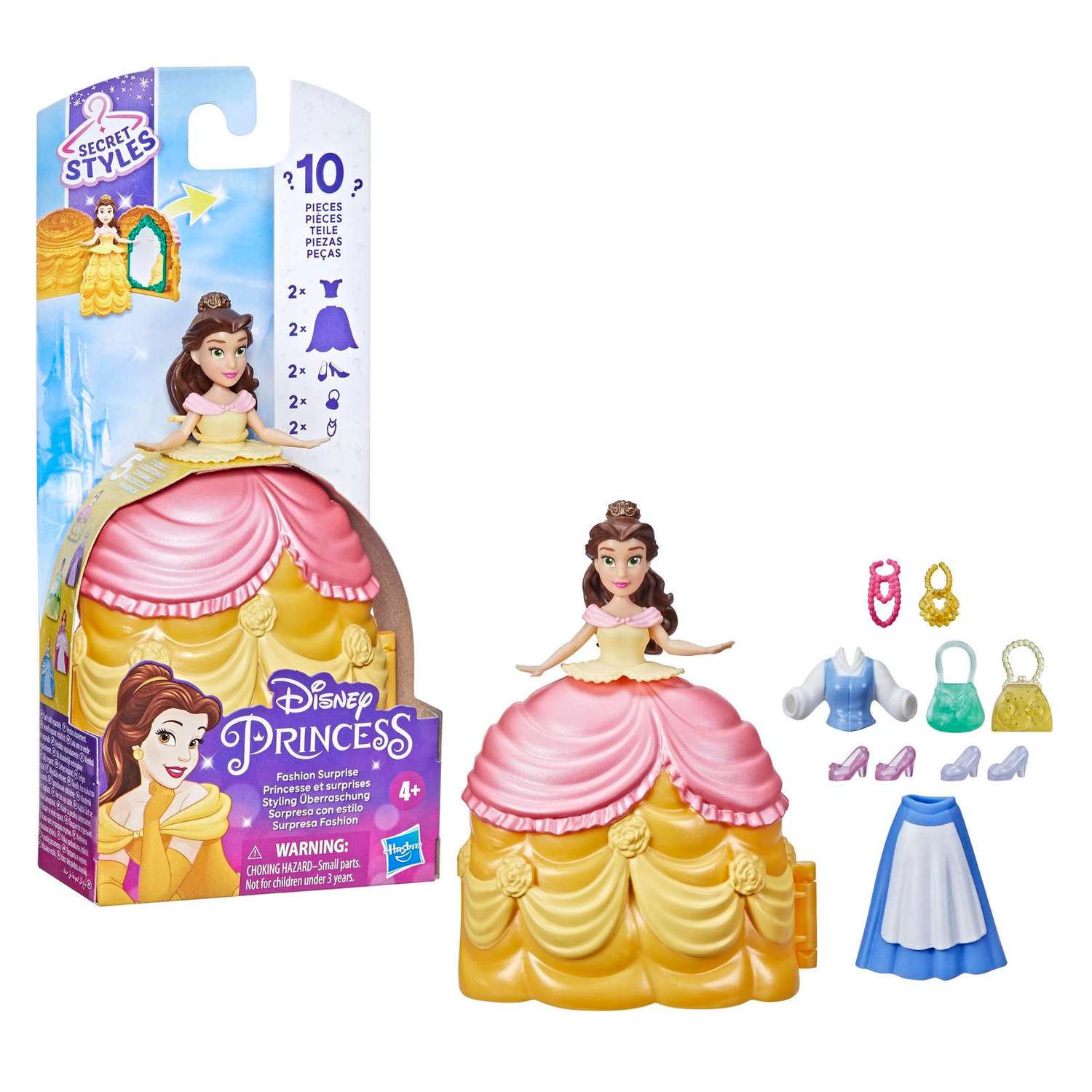 Набор игровой Disney Princess Hasbro Модный сюрприз Белль F15195L0 F03785L0 - фото 4