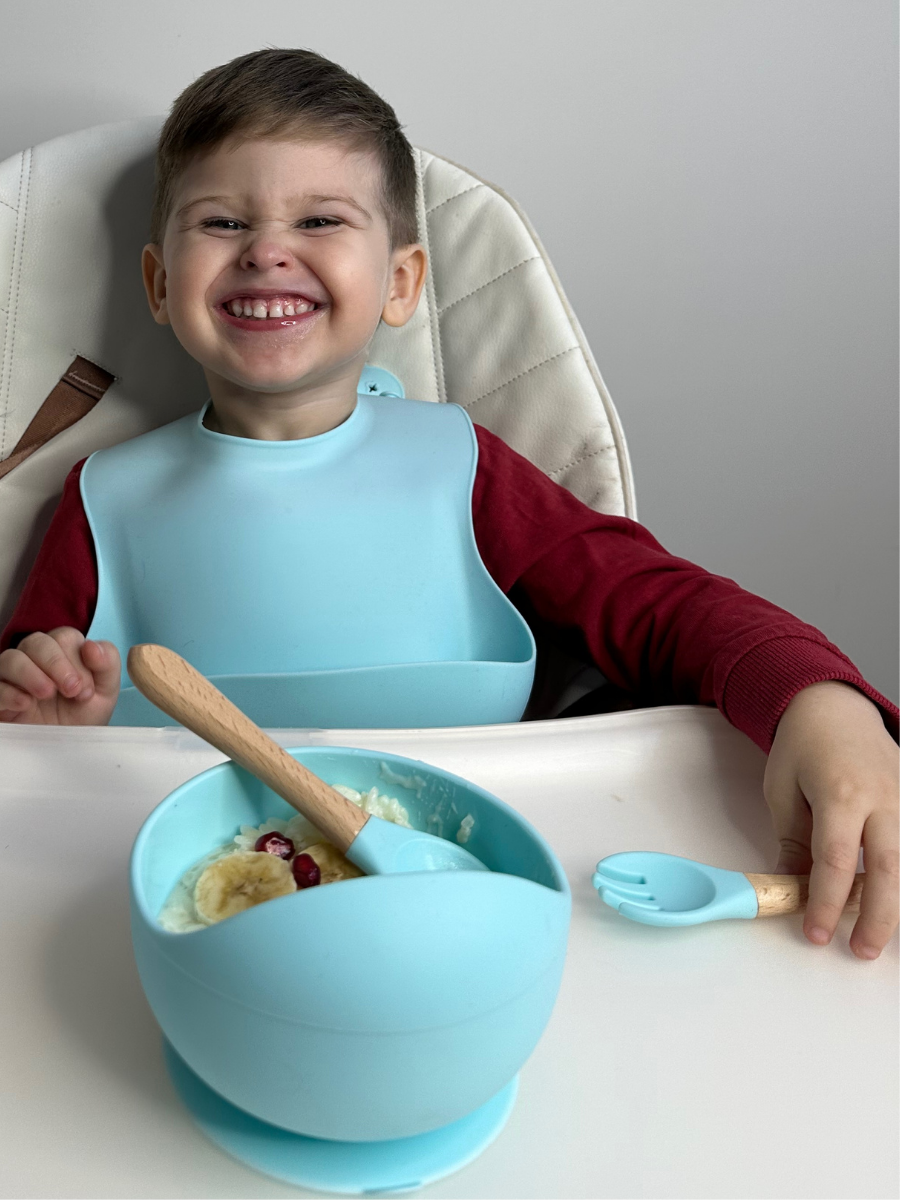Посуда детская ReliaKool Силиконовый набор детской посуды для кормления - фото 3