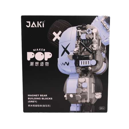 Конструктор JAKI Bearbrick Gamma grey