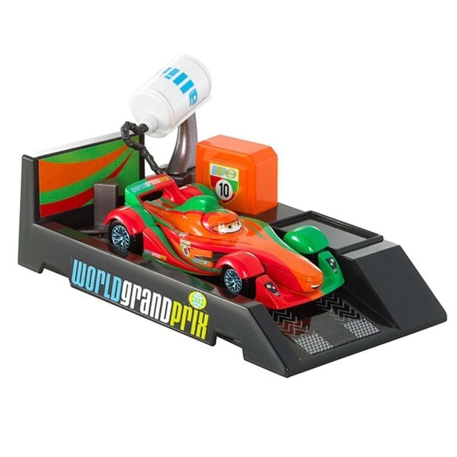 Игровой Набор Cars Тачки-2 Пит-Стоп: Пусковое Устройство+ Машинка.