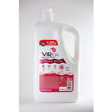Жидкое мыло VIRIDA с антибактериальным эффектом Легенды Фудзи 5.2 л